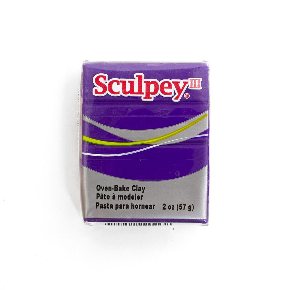 Polyform, Sculpey III, Oven Bake, Clay, 2oz, Purple